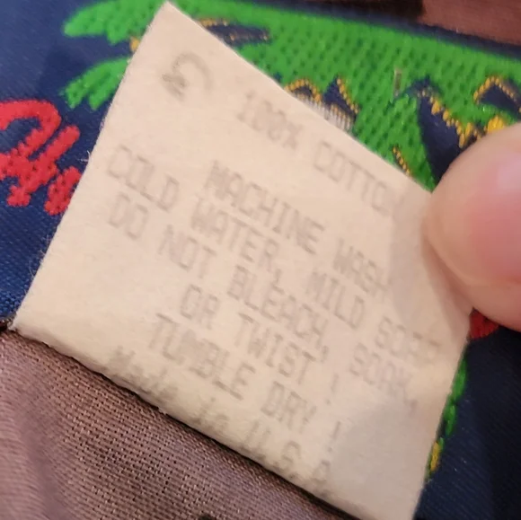 VTG Hula Moon by Jams World Novelty Print Cotton Shift Dress - Rare Cut 001 - Picture 15 of 15